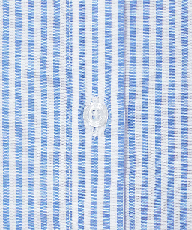 フリル襟 ストライプ ブラウス【オンラインショップ・一部店舗限定】