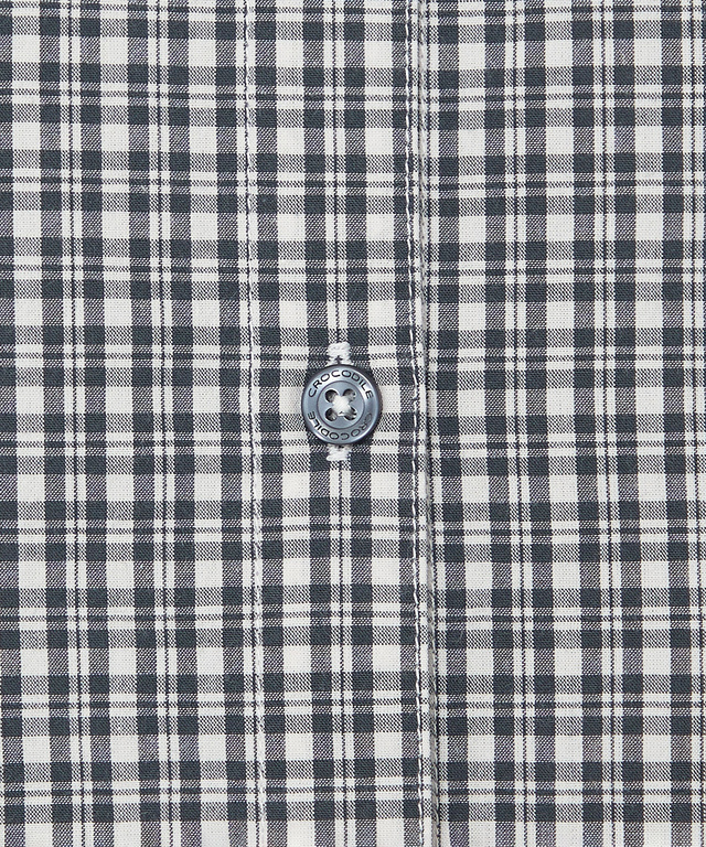 バンドカラー チェック ブラウス【オンラインショップ・一部店舗限定】