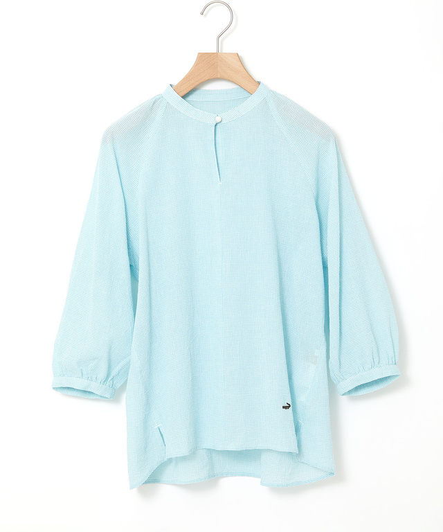 サッカー ミニギンガム ブラウス