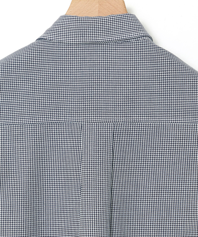 メッシュ 七分袖 ブラウス