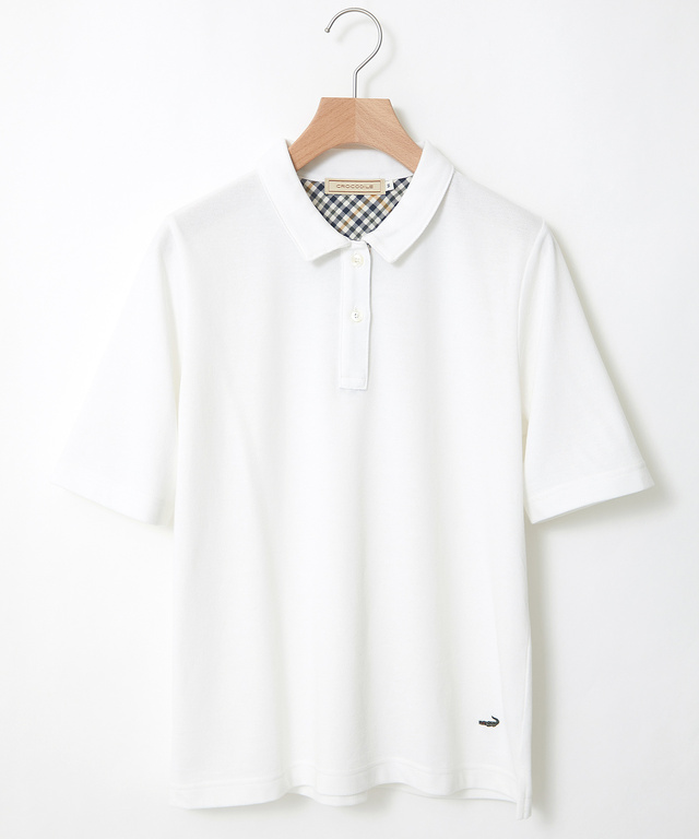 クロコダイルタータン ポロシャツ