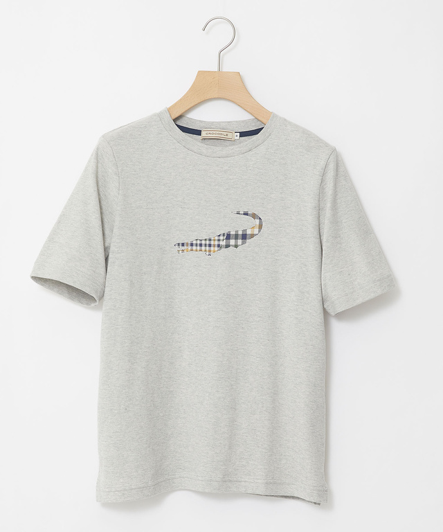 クロコダイルタータン プリント Tシャツ