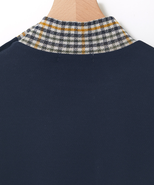 クロコダイルタータンジャカード チェック カットソー
