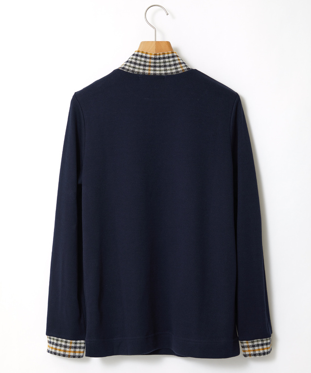 クロコダイルタータンジャカード チェック カットソー