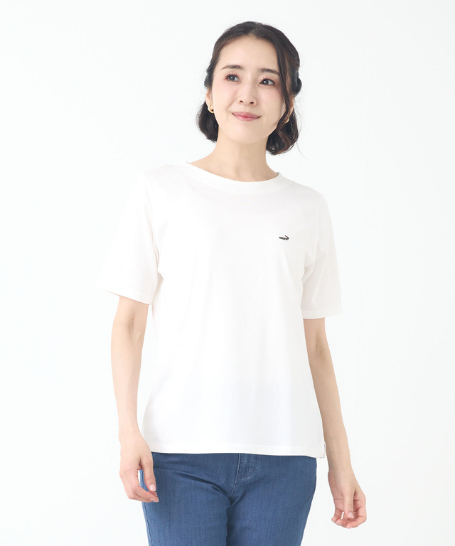 セルロースコットン クルーネック Tシャツ【吸汗速乾】