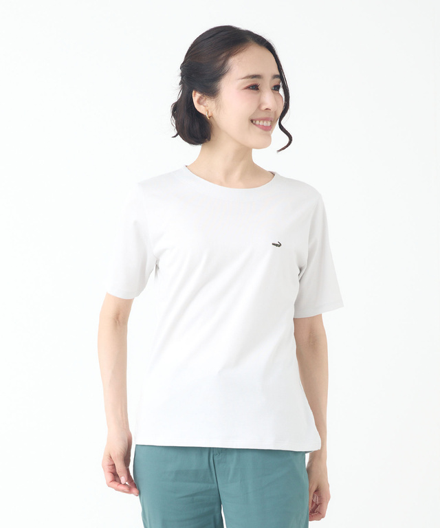 セルロースコットン クルーネック Tシャツ【吸汗速乾】