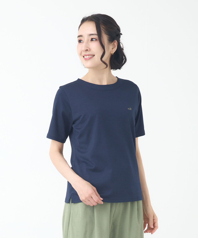 セルロースコットン クルーネック Tシャツ【吸汗速乾】
