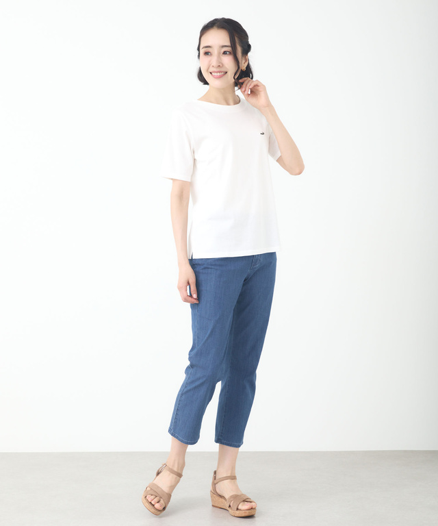 セルロースコットン クルーネック Tシャツ【吸汗速乾】