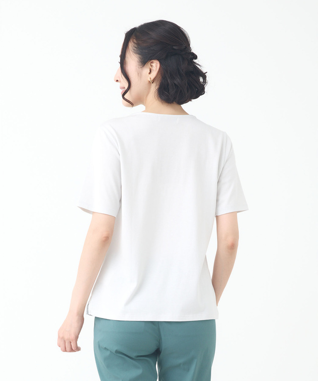 セルロースコットン クルーネック Tシャツ【吸汗速乾】