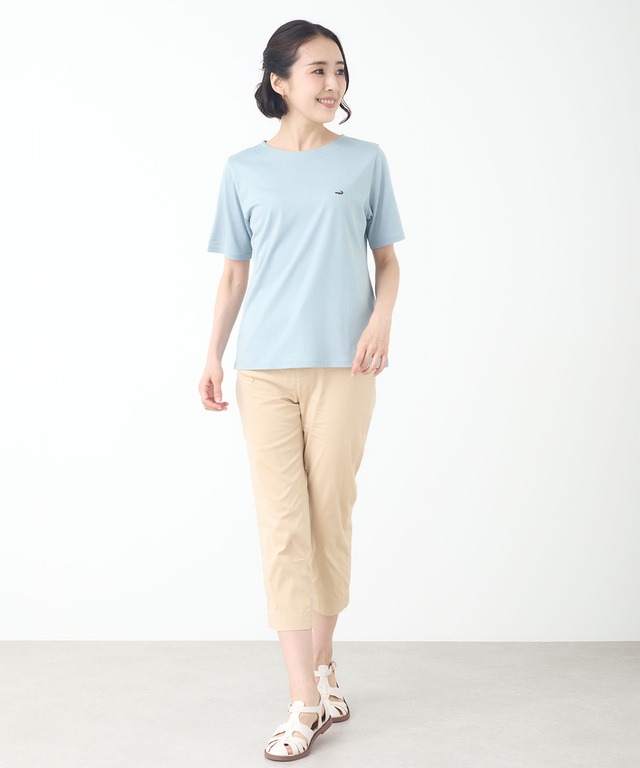 セルロースコットン クルーネック Tシャツ【吸汗速乾】