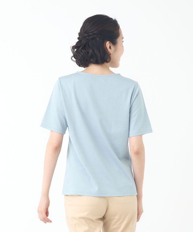 セルロースコットン クルーネック Tシャツ【吸汗速乾】