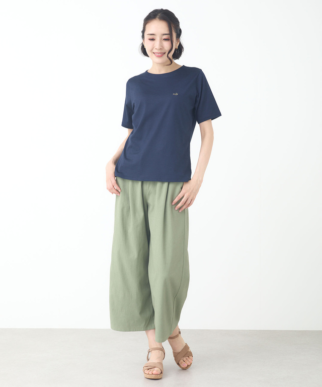 セルロースコットン クルーネック Tシャツ【吸汗速乾】