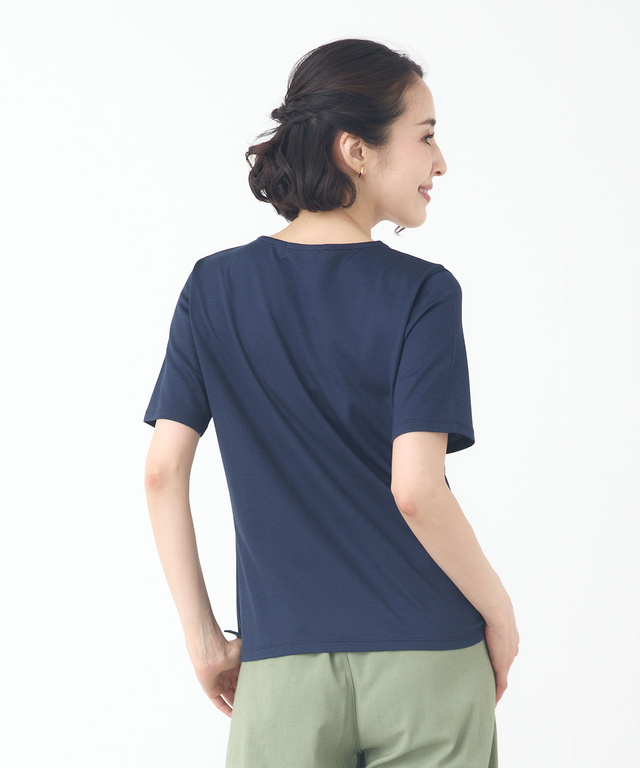 セルロースコットン クルーネック Tシャツ【吸汗速乾】