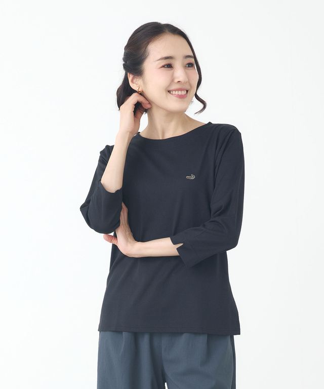 セルロースコットン 七分袖 Tシャツ【吸汗速乾】