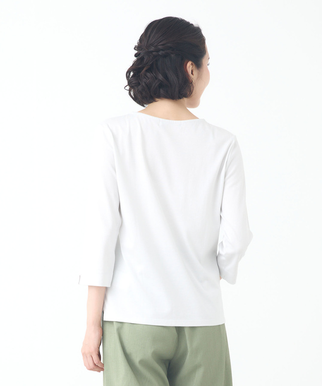 セルロースコットン 七分袖 Tシャツ【吸汗速乾】