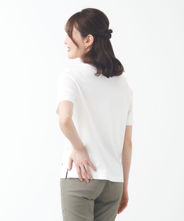 コットン モチーフプリント Tシャツ