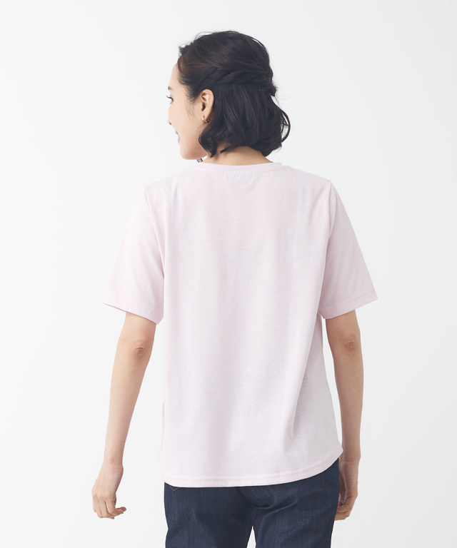 小花柄 プリント Tシャツ