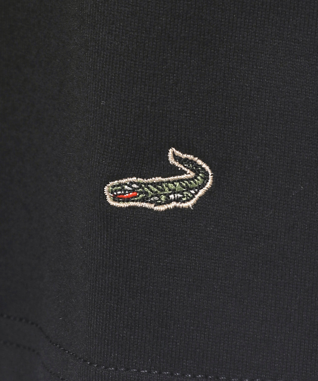 コットン 五分袖 刺繍 Tシャツ