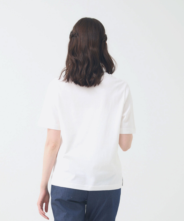 花柄 プリント Tシャツ