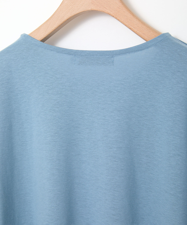 スノーリネン ピンタック プルオーバーTシャツ【接触冷感】