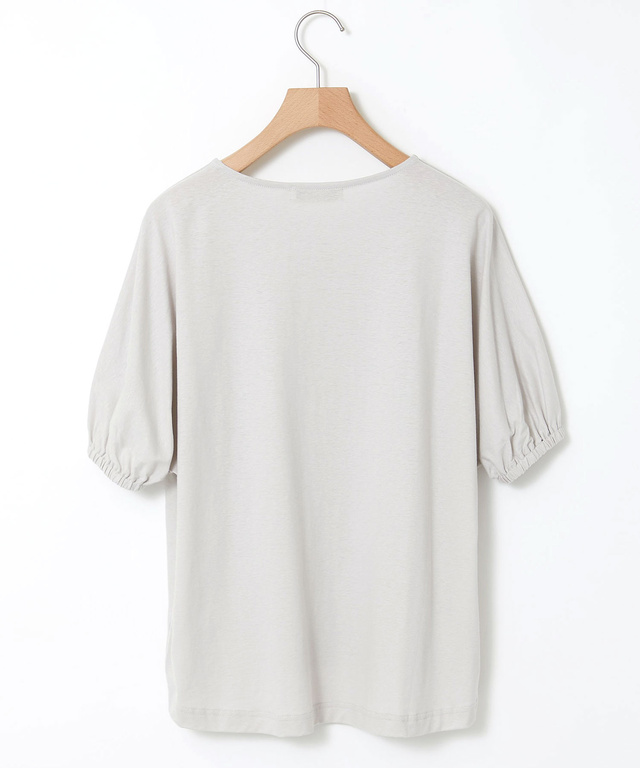 スノーリネン ピンタック プルオーバーTシャツ【接触冷感】