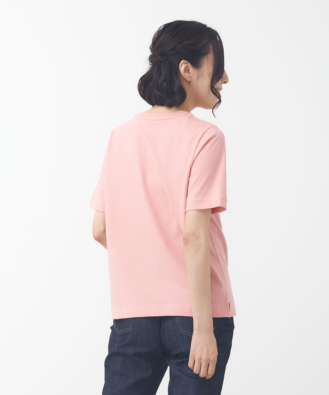 プレーティング天竺 ロゴプリント Tシャツ【一部店舗限定】