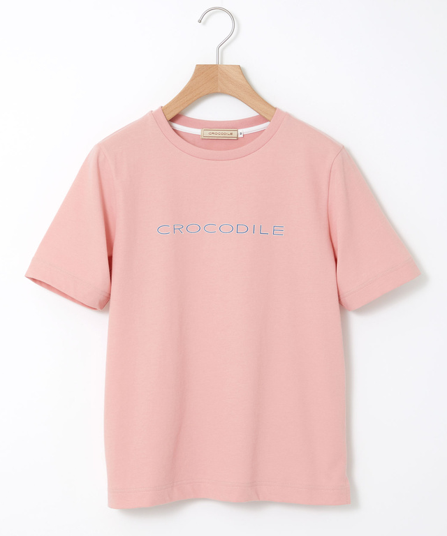 プレーティング天竺 ロゴプリント Tシャツ【一部店舗限定】