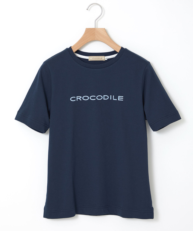 プレーティング天竺 ロゴプリント Tシャツ【一部店舗限定】