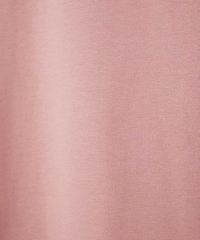 リボンロゴプリント 七分袖 Tシャツ