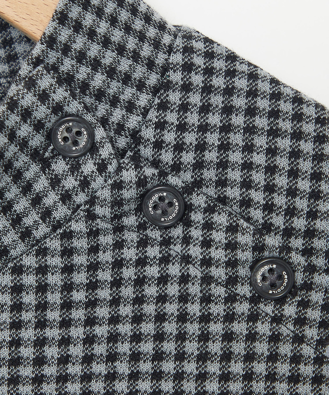 ジャカード ハイネック カットソー