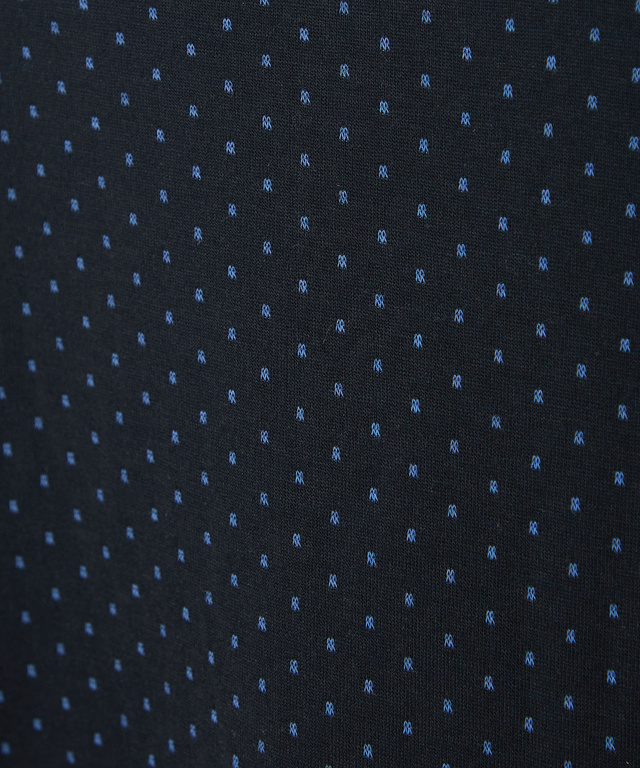 ドット柄 ハイネック プルオーバー