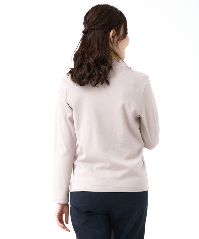 メロー ハイネック カットソー