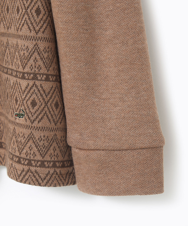 切り替え ジャカード プルオーバー