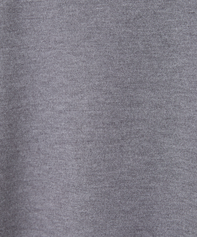 起毛 襟ニット カットソー