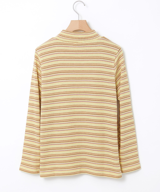 ジャカード ハイネック プルオーバー