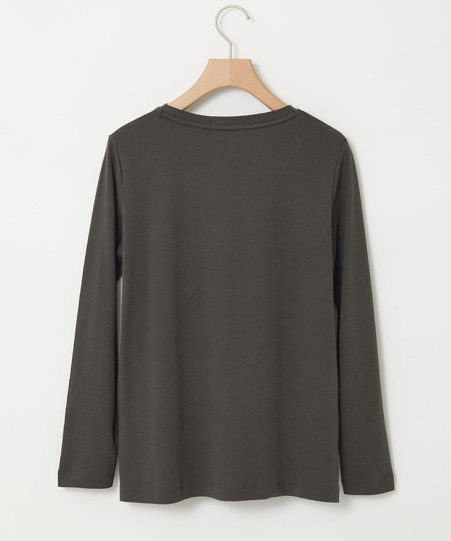 クロコモチーフ チェーンステッチ風 プリントTシャツ