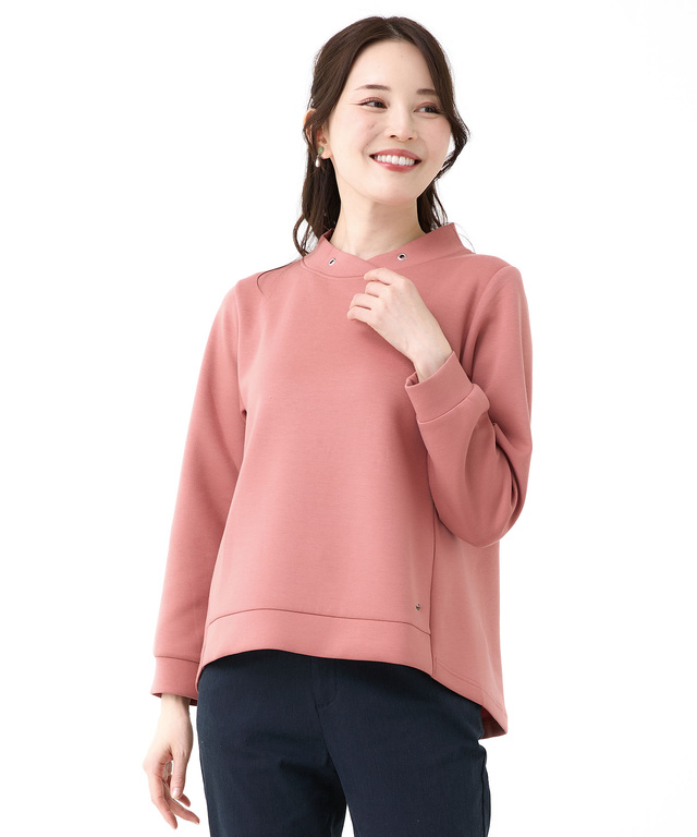 抜け襟デザイン プルオーバー