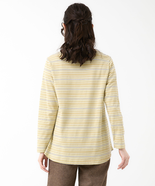 マルチボーダー プルオーバー  カットソー