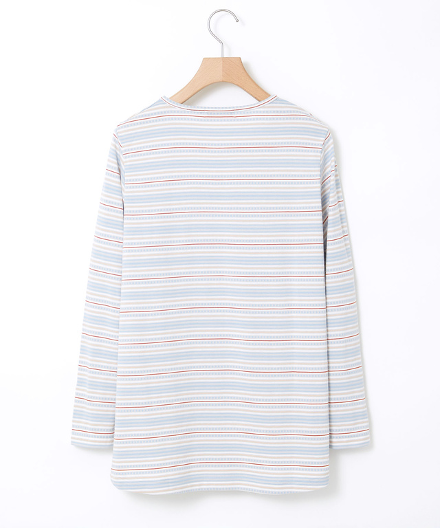 マルチボーダー プルオーバー  カットソー