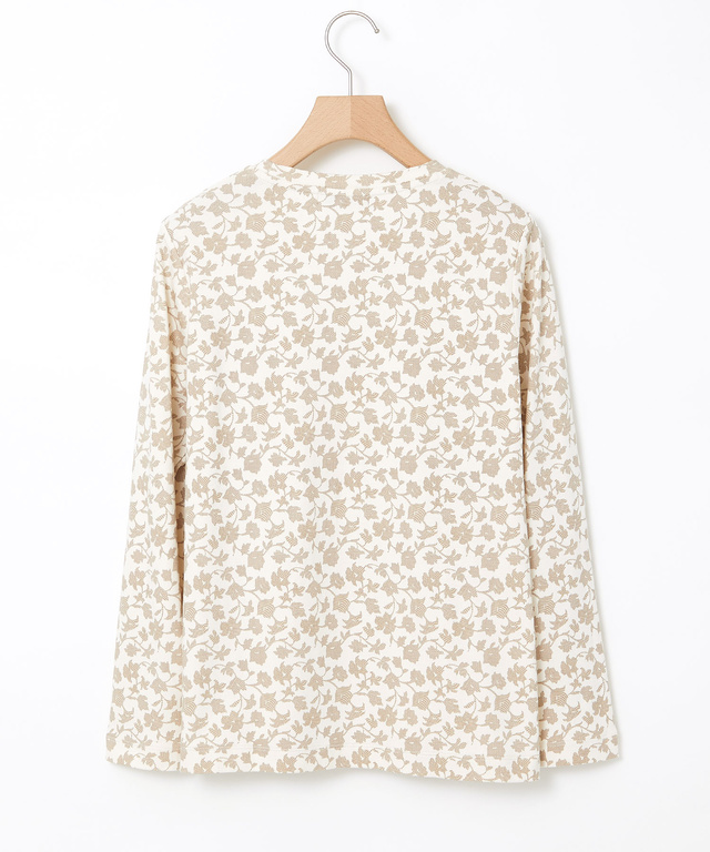 総柄プリント スムース カットソー