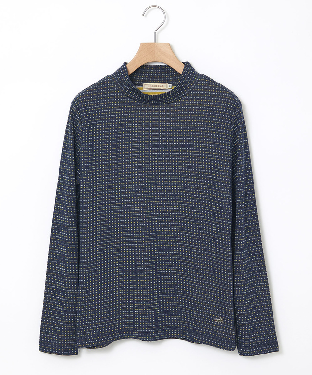 接結 ハイネック カットソー