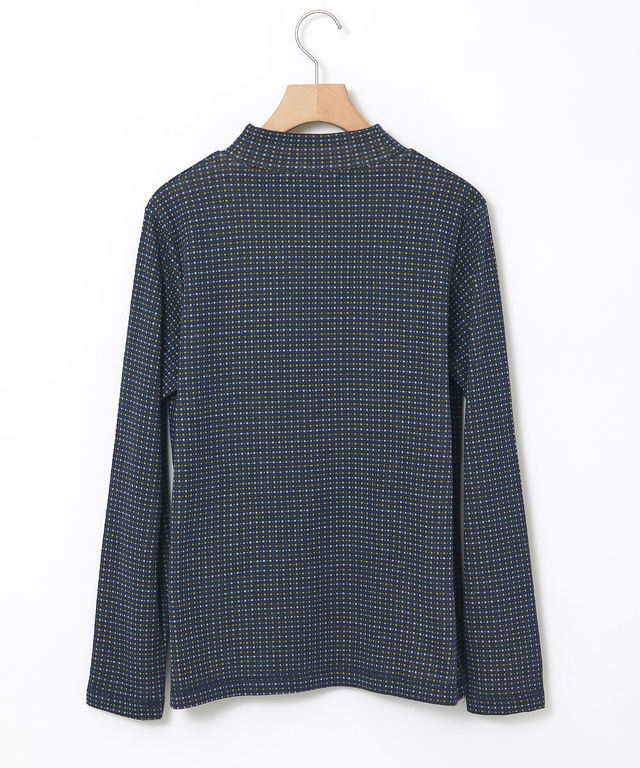 接結 ハイネック カットソー