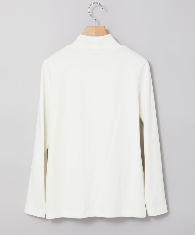 スムース ハイネック カットソー