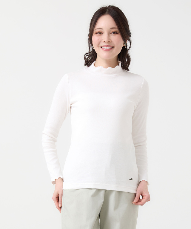 メロー ハイネック カットソー