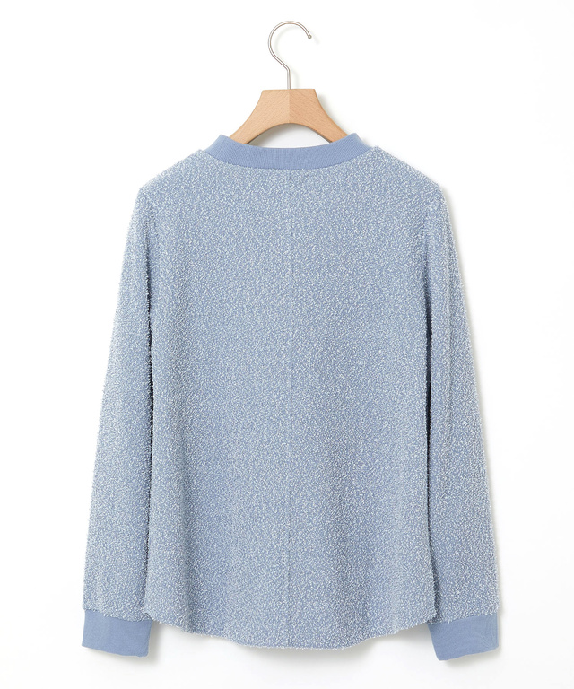 ツイードライク プルオーバー カットソー