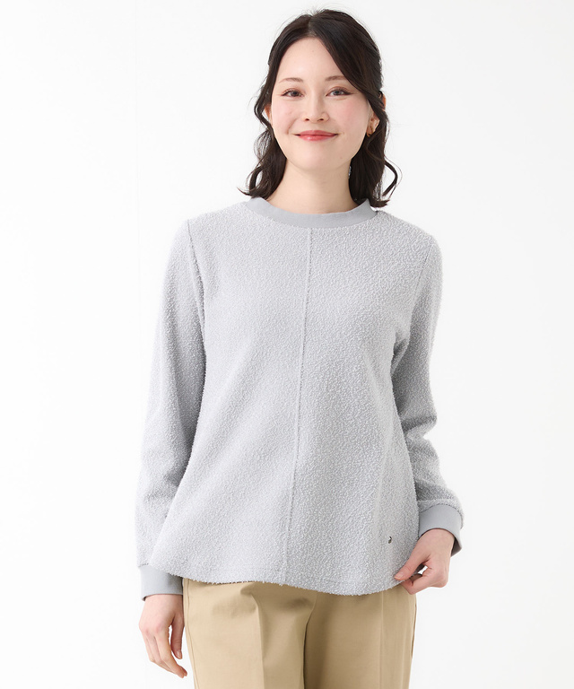 ツイードライク プルオーバー カットソー