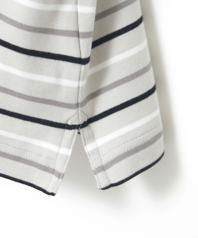 ボーダー 長袖 ポロシャツ