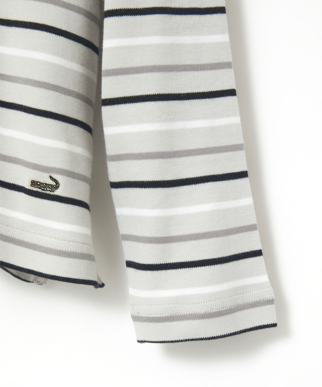 ボーダー 長袖 ポロシャツ