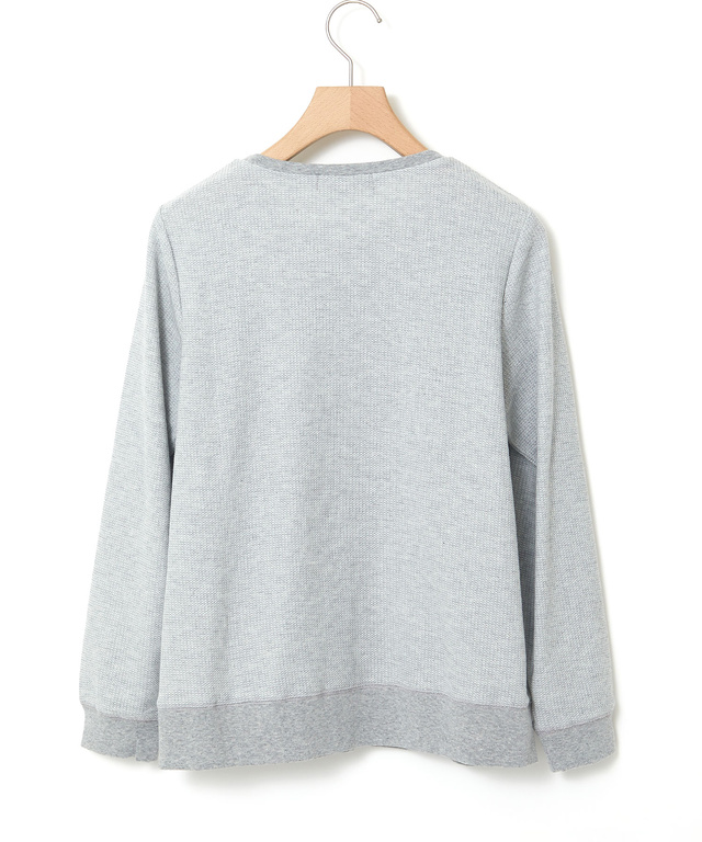 鹿の子 メランジ カーディガン