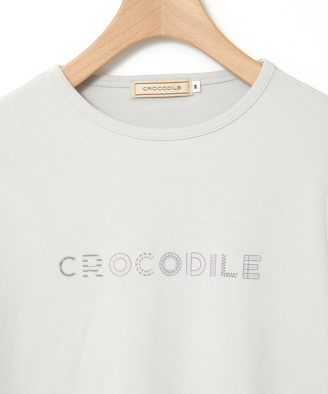 スムース ロゴプリント Tシャツ